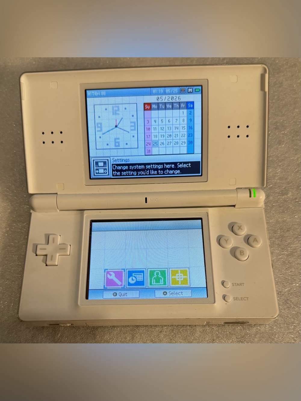 Nintendo DS Lite Portable Handheld Console - White